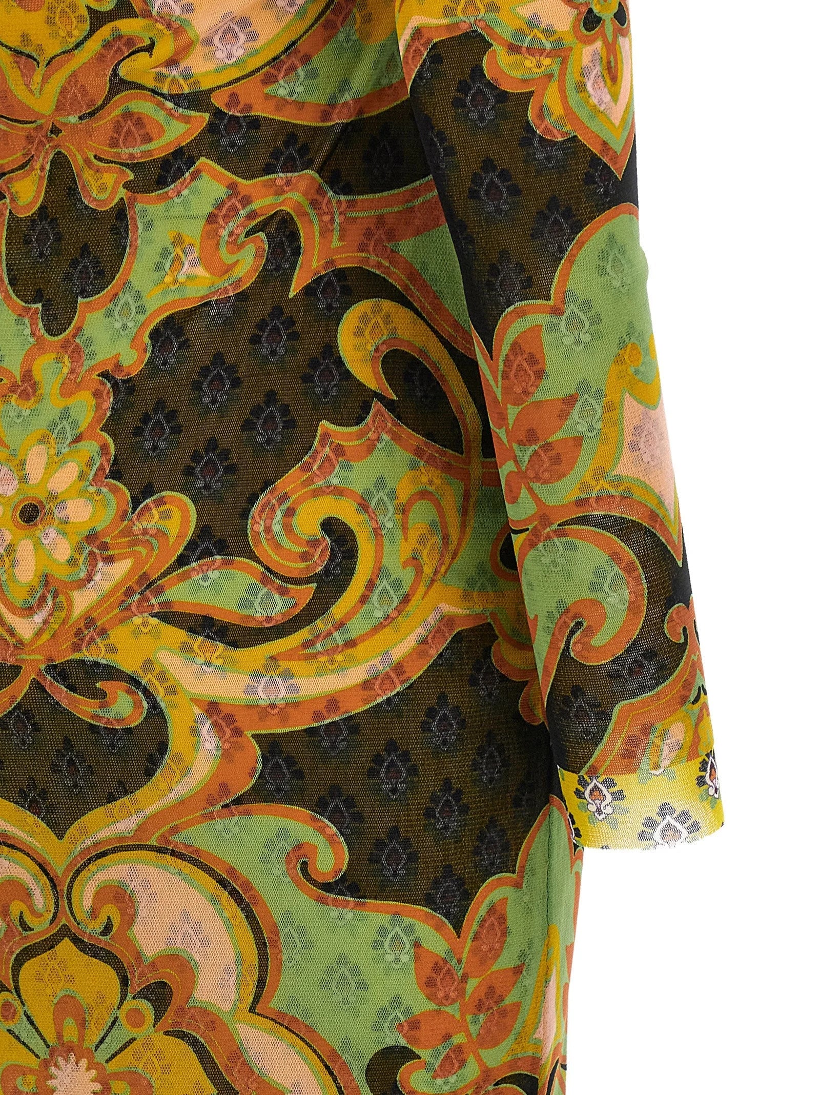 Etro Multicolor Viscose Midi Dress - IT38
