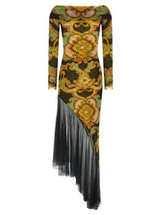 Etro Multicolor Viscose Midi Dress - IT38