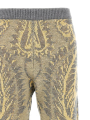 Etro Multicolor Wool Flared Pants - IT38