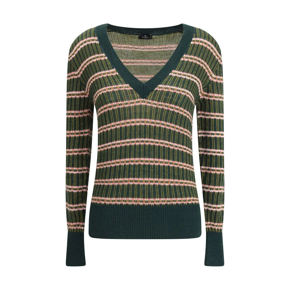 Etro Striped wool Sweater - IT42 | L - Sweaters