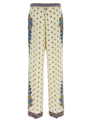 Etro White Viscose Casual Pants - IT42
