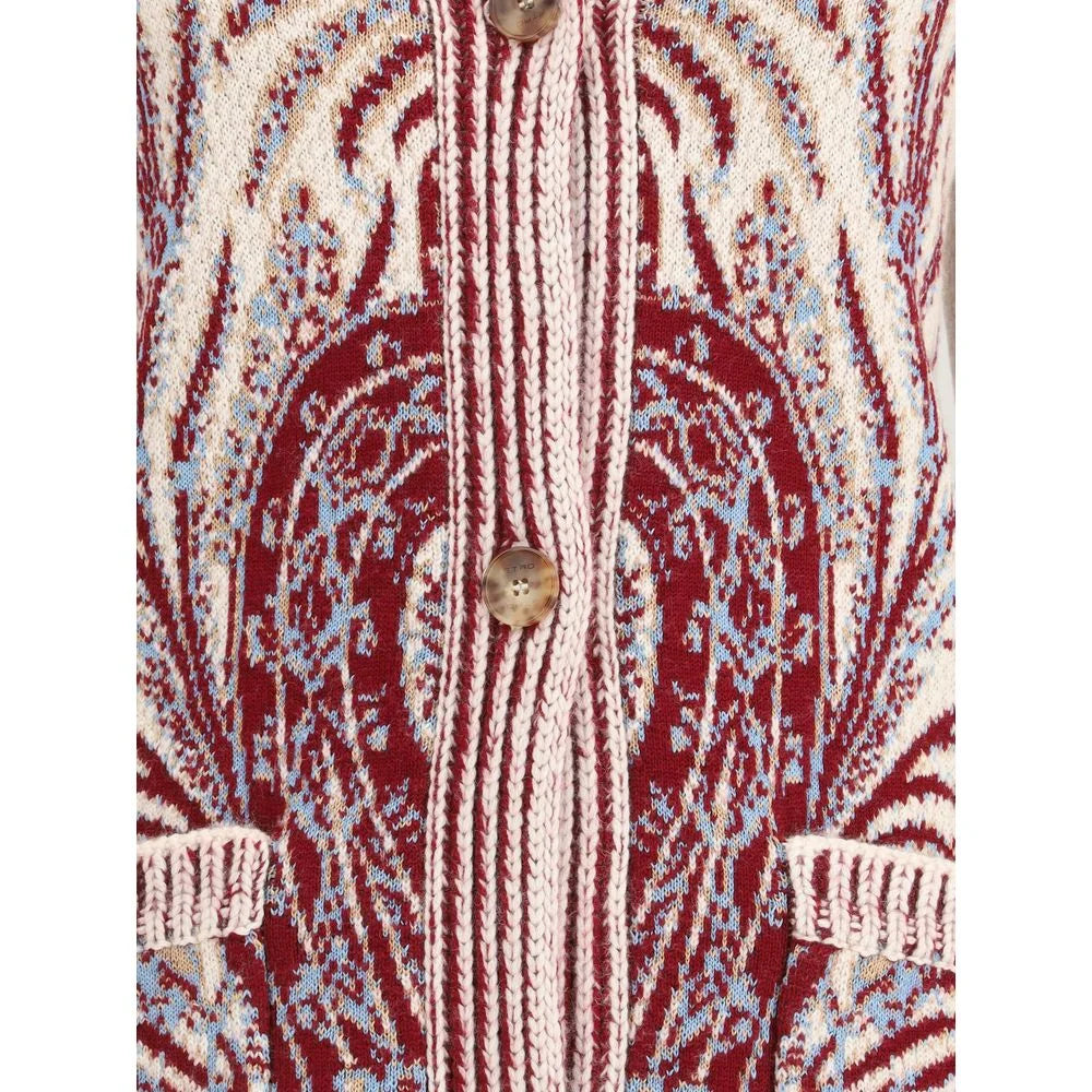 Etro Wool and cotton maxi Cardigan - Cardigans