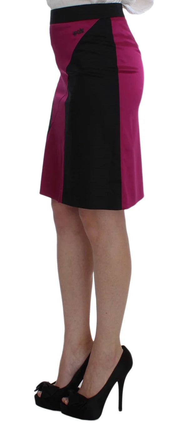Exte Black Pink Two Piece Suit Skirt & Blazer - Skirt Suits