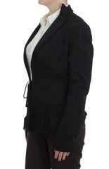 Exte Black Stretch Single Breasted Blazer Jacket - Coats & Jackets