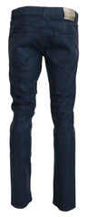 Exte Blue Cotton Tapered Slim Fit Men Casual Denim Jeans - IT48 | M - Jeans