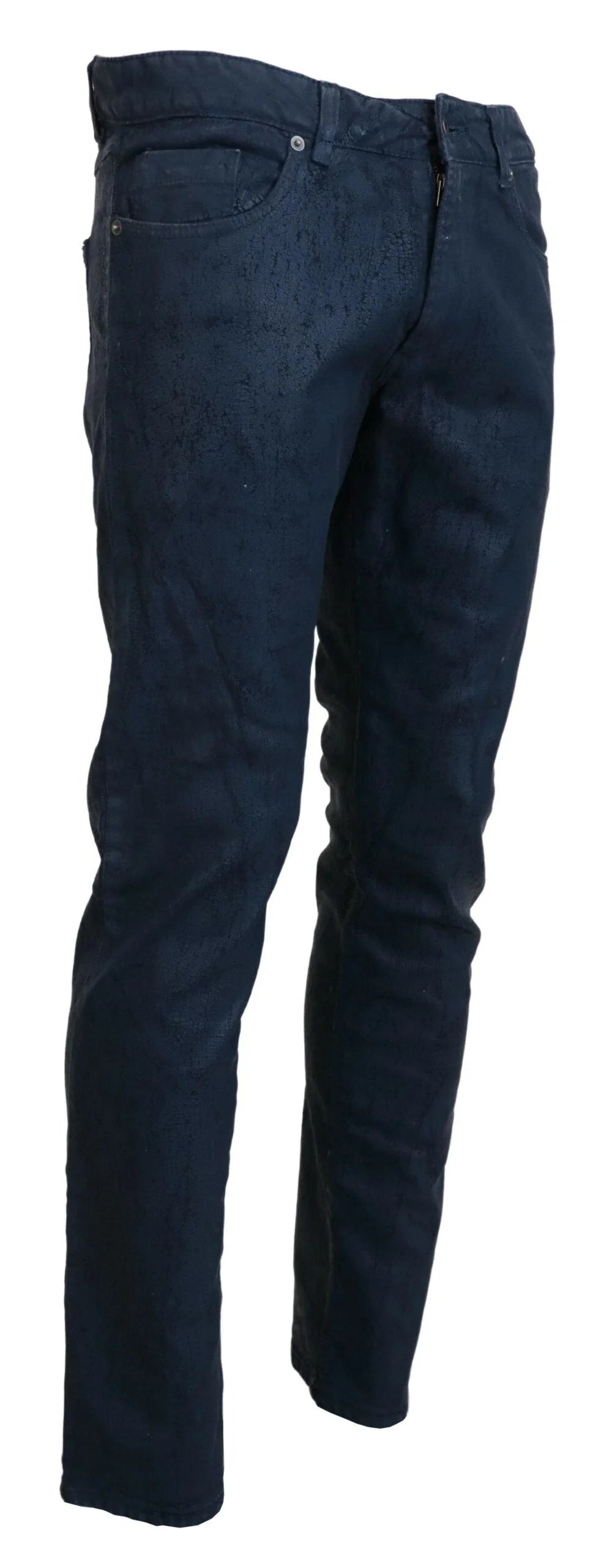Exte Blue Cotton Tapered Slim Fit Men Casual Denim Jeans - IT48 | M - Jeans