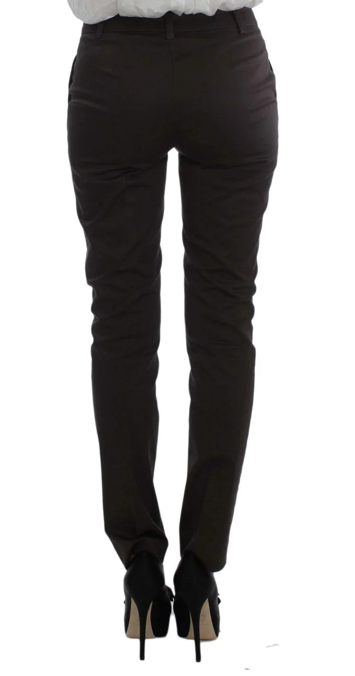 Exte Brown Stretch Two Button Suit - IT40|S - Pant Suits