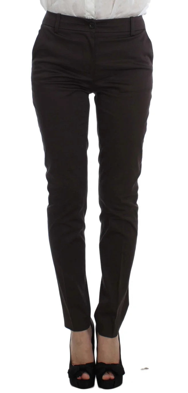 Exte Brown Stretch Two Button Suit - IT40|S - Pant Suits