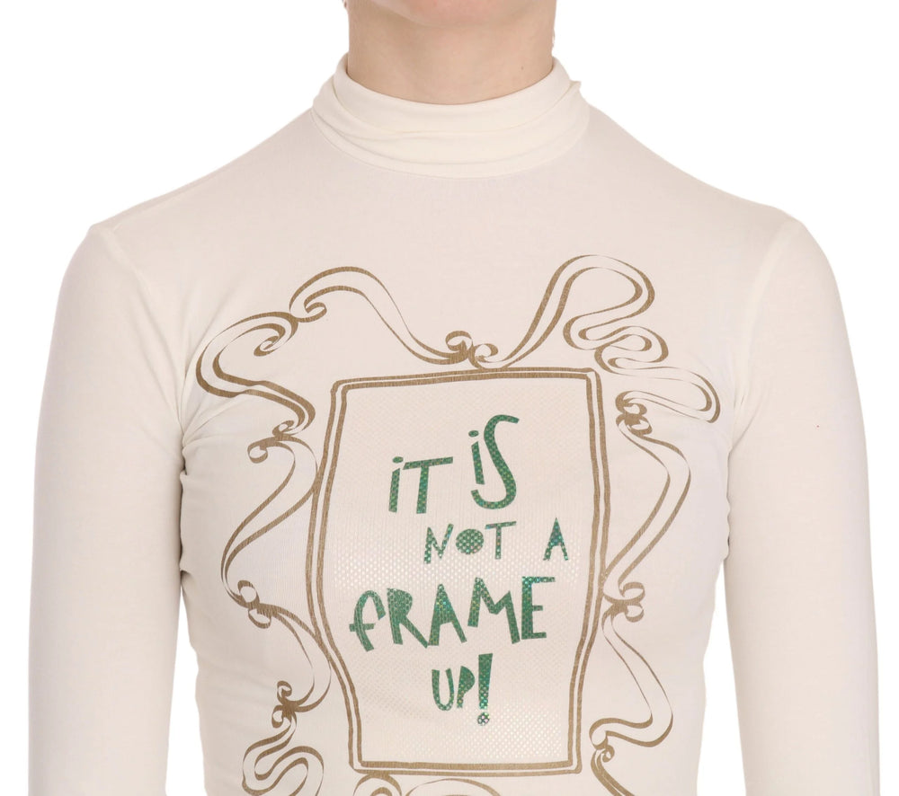 Exte Crew Neck It Is Not A Frame Up! Print Blouse - IT38|XS - Blouses