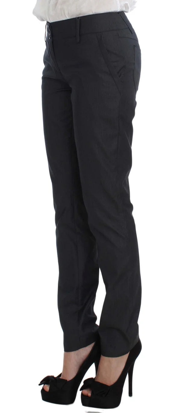 Exte Gray One Button Two Piece Suit - IT42|M - Pant Suits
