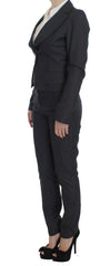 Exte Gray One Button Two Piece Suit - IT42|M - Pant Suits