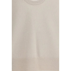 Extreme Cashmere Beige Cashmere Sleeveles Sweater - One Size