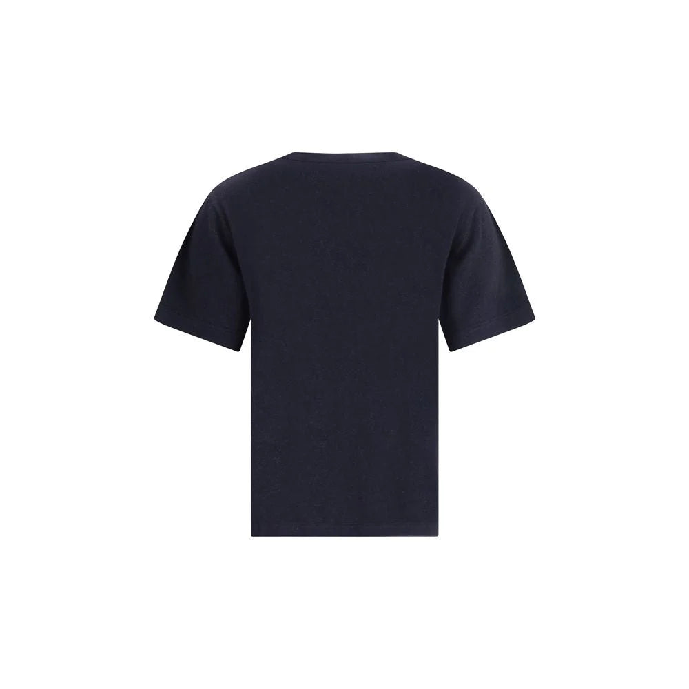 Extreme Cashmere Blue Cotton T-Shirt - One Size