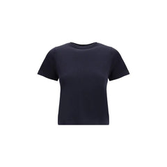 Extreme Cashmere Blue Cotton Top - One Size - T-Shirts