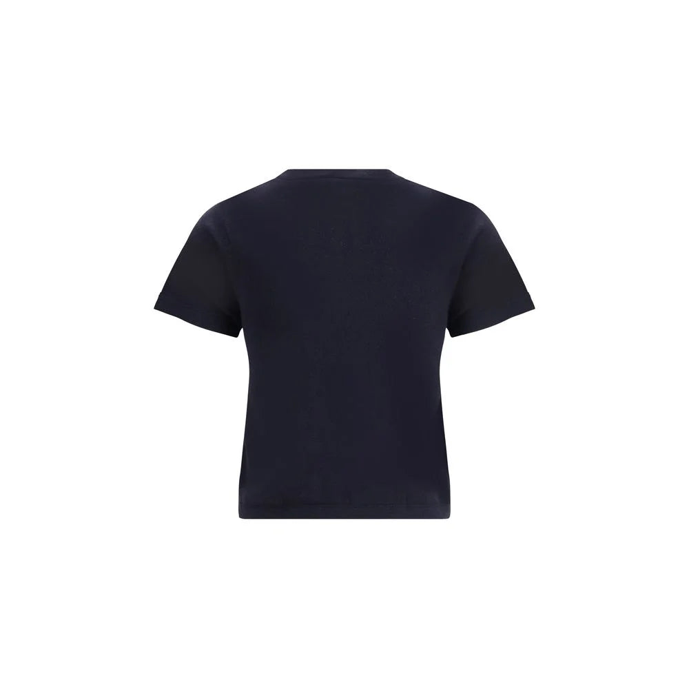Extreme Cashmere Blue Cotton Top - One Size - T-Shirts
