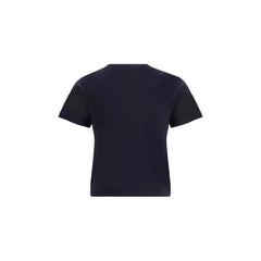 Extreme Cashmere Blue Cotton Top - One Size - T-Shirts