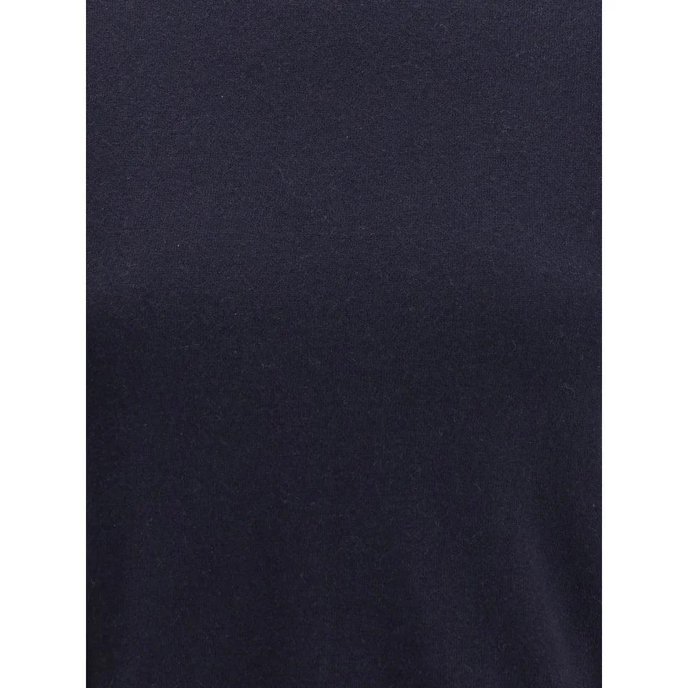 Extreme Cashmere Blue Cotton Top - One Size - T-Shirts