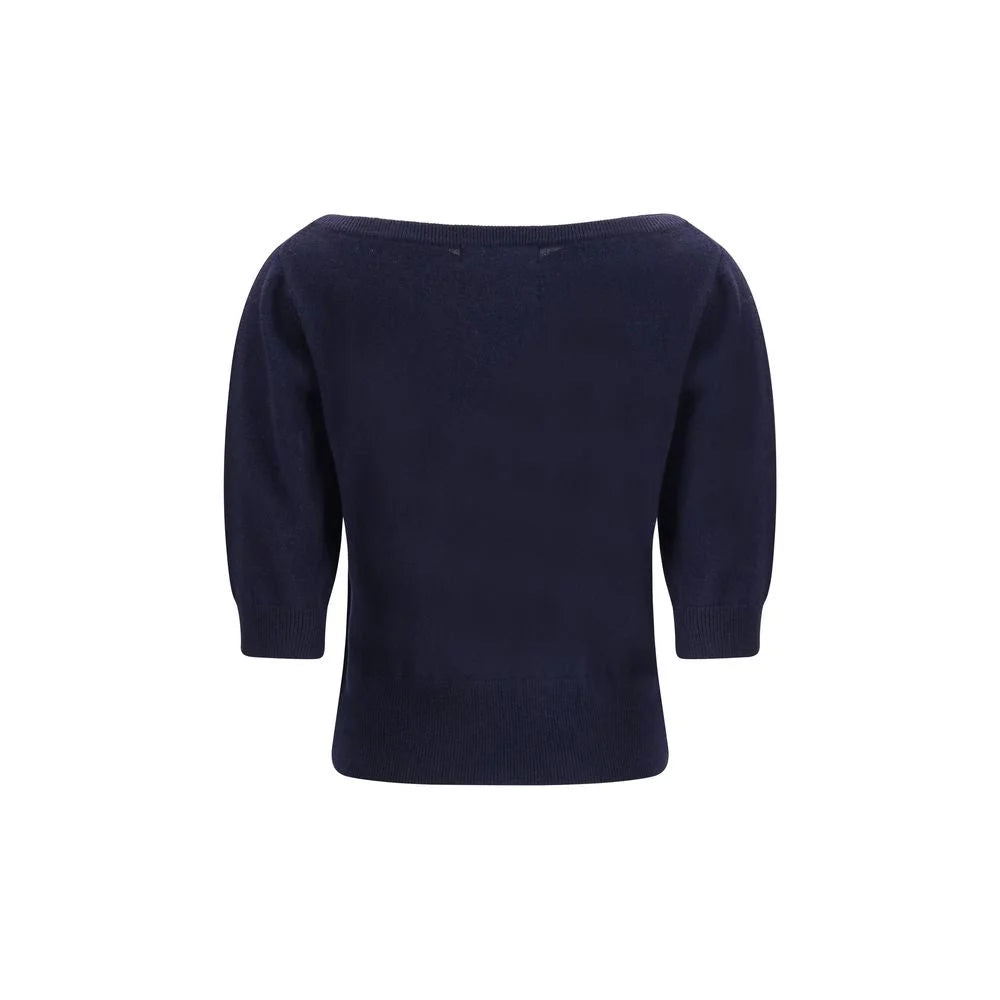 Extreme Cashmere Blue Cashmere Cashmere Sweater - One Size
