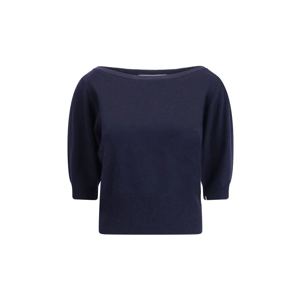 Extreme Cashmere Blue Cashmere Cashmere Sweater - One Size