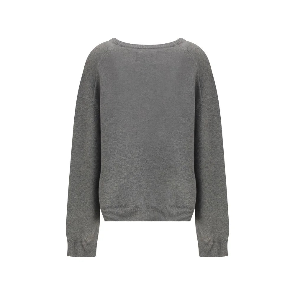 Extreme Cashmere Gray Cashmere Cashmere Sweater - One Size