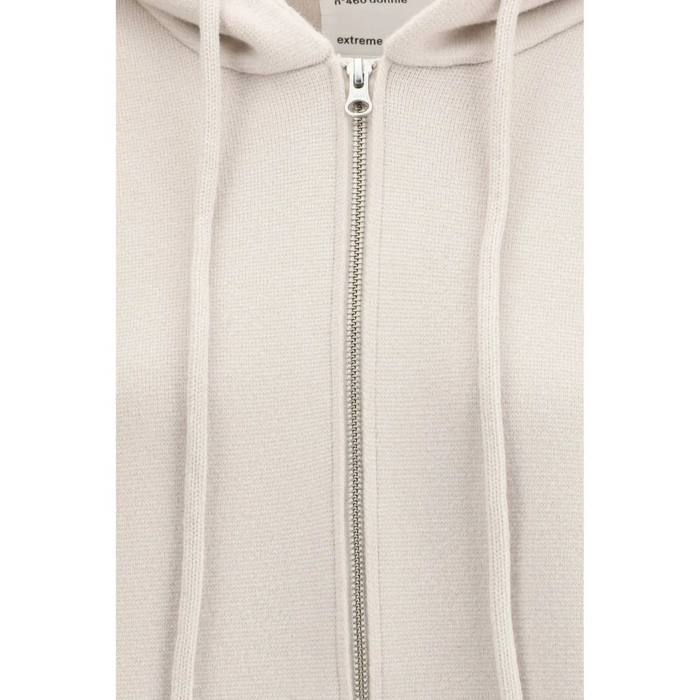 Extreme Cashmere White Cashmere Hoodie - One Size