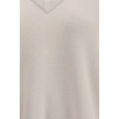 Extreme Cashmere White Cashmere Cashmere Sweater - One Size