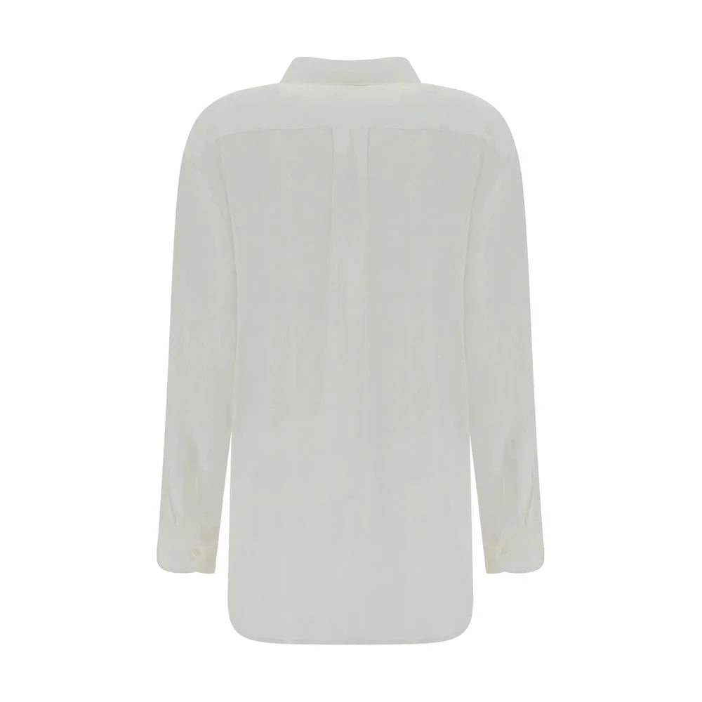 F.IT White Acetate Dress Shirt - IT46|XL