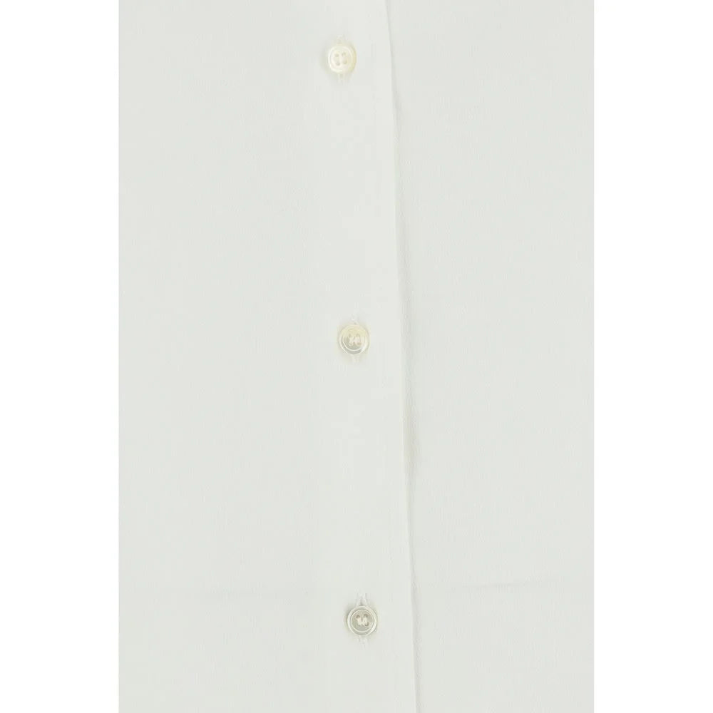 F.IT White Acetate Dress Shirt - IT46|XL
