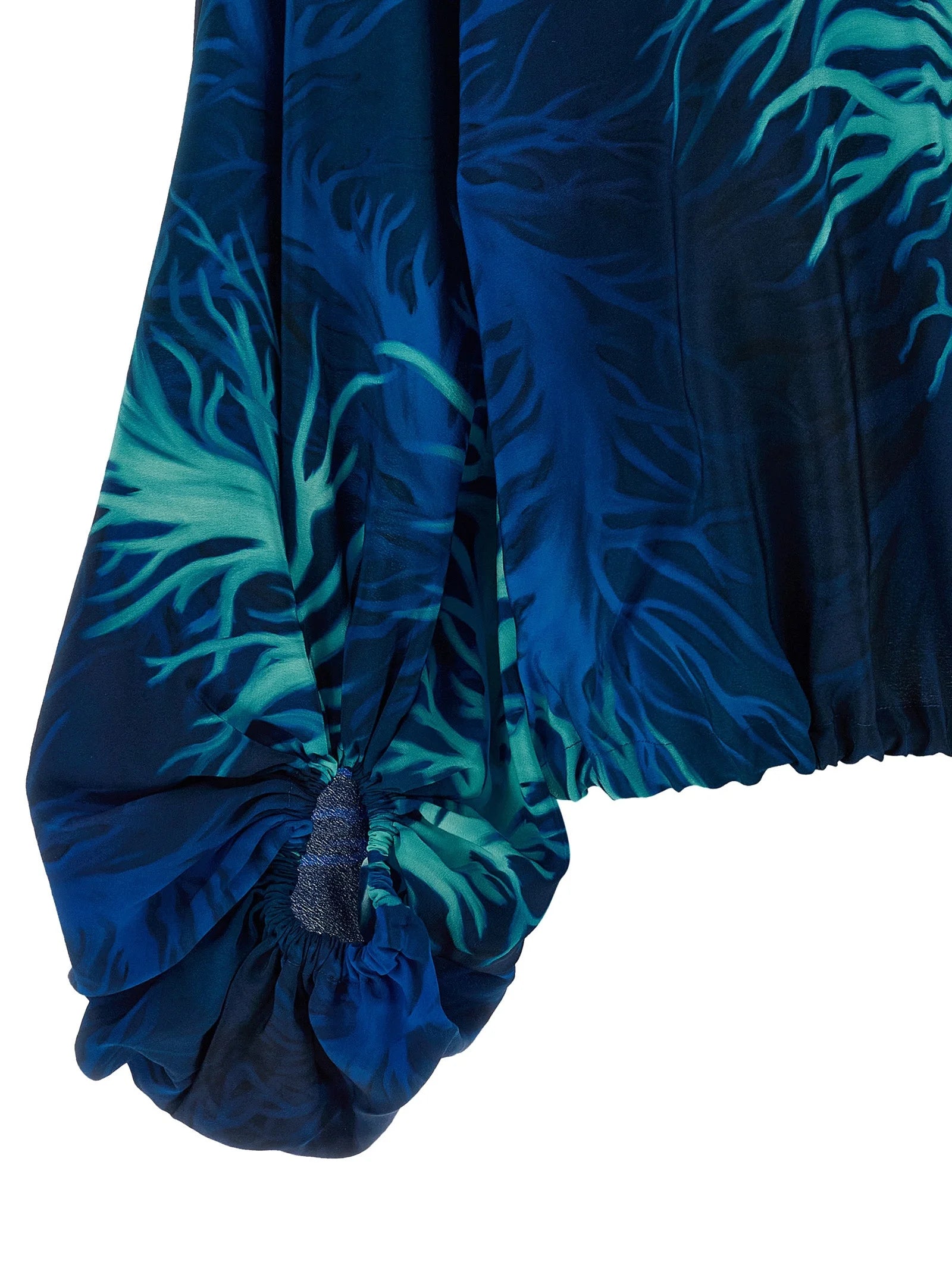 F.R.S. - FOR RESTLESS SLEEPERS Blue Silk Blouse - S
