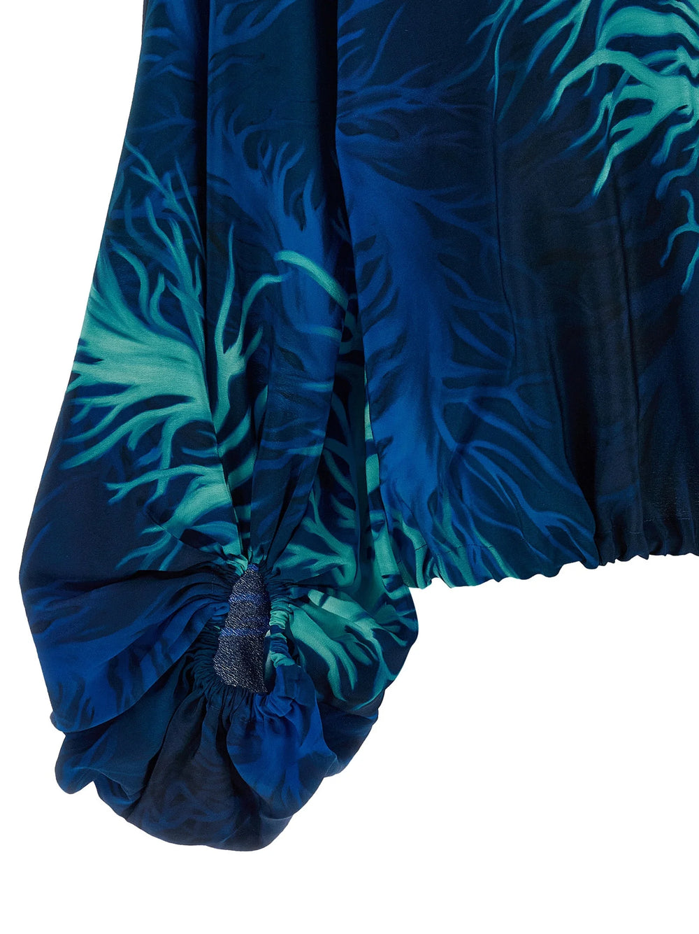 F.R.S. - FOR RESTLESS SLEEPERS Blue Silk Blouse - S