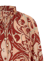 F.R.S. - FOR RESTLESS SLEEPERS Multicolor Silk Blouse - S
