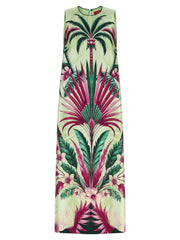 F.R.S. - FOR RESTLESS SLEEPERS Multicolor Silk Long Dress