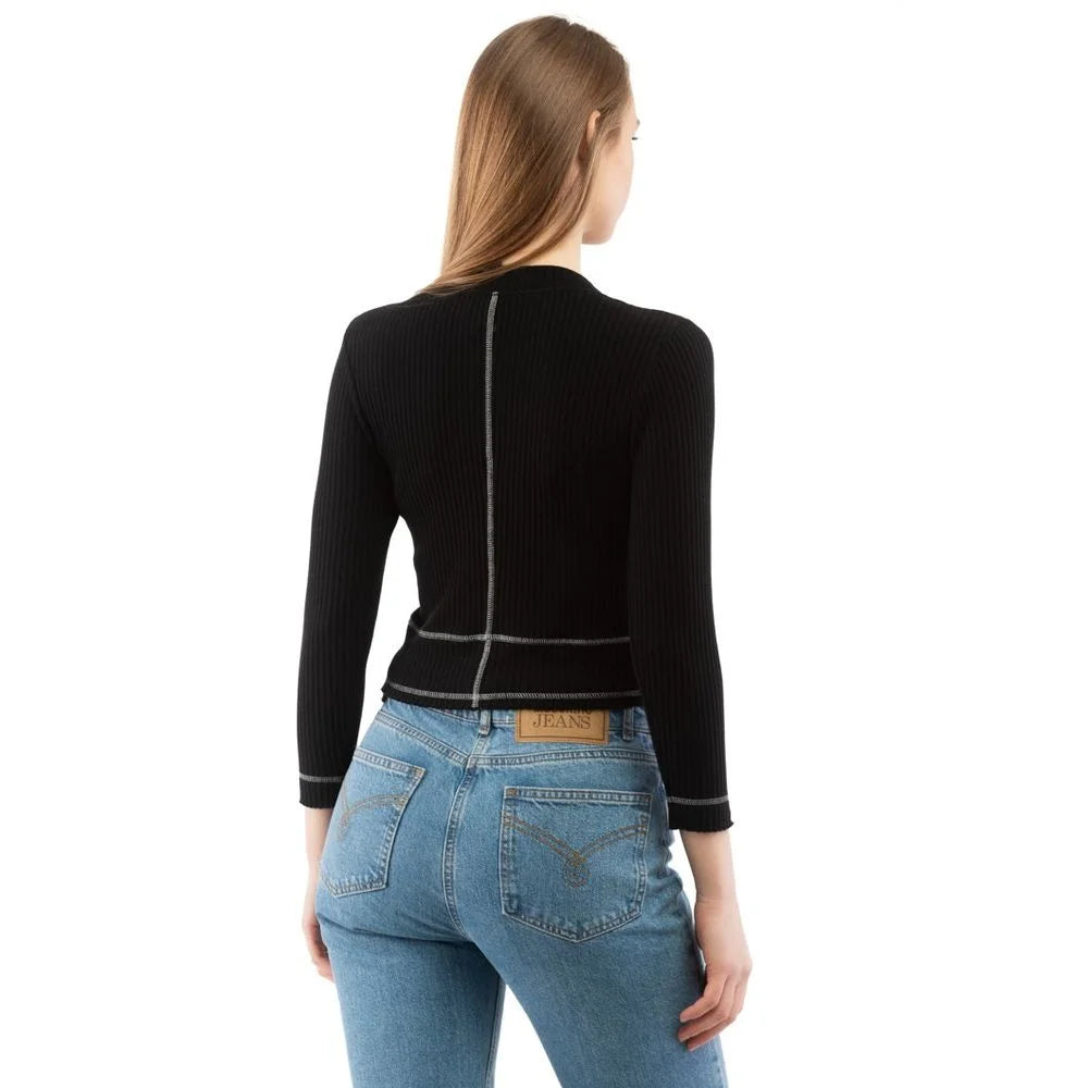 Moschino Multicolor Cotton Long Sleeve T-Shirt - S