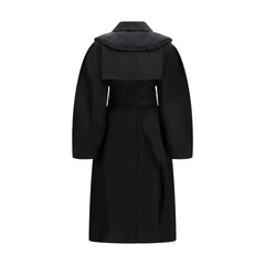 Ganni Black Nylon Coat