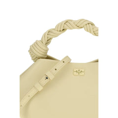 Ganni Bicolor Recycled Leather Shoulder Bag