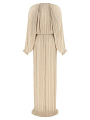Fabiana Filippi Beige Polyester Long Dress