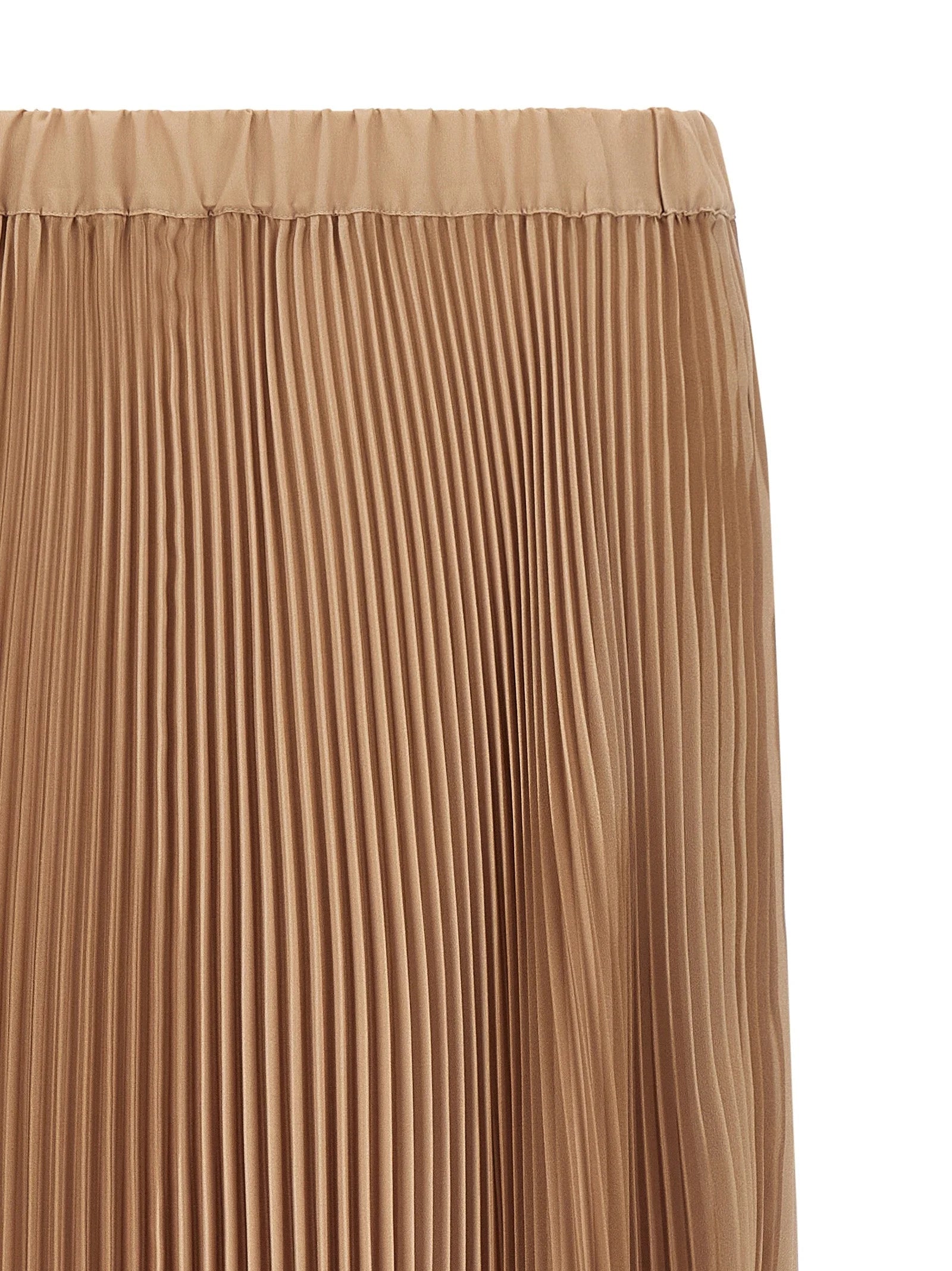Fabiana Filippi Beige Polyester Midi Skirt