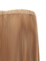 Fabiana Filippi Beige Polyester Midi Skirt