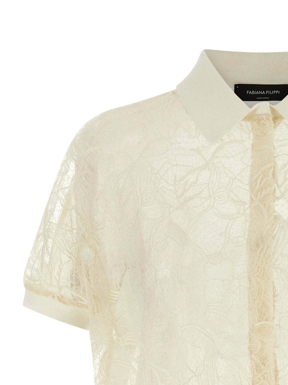 Fabiana Filippi Beige Silk Cardigan - IT42