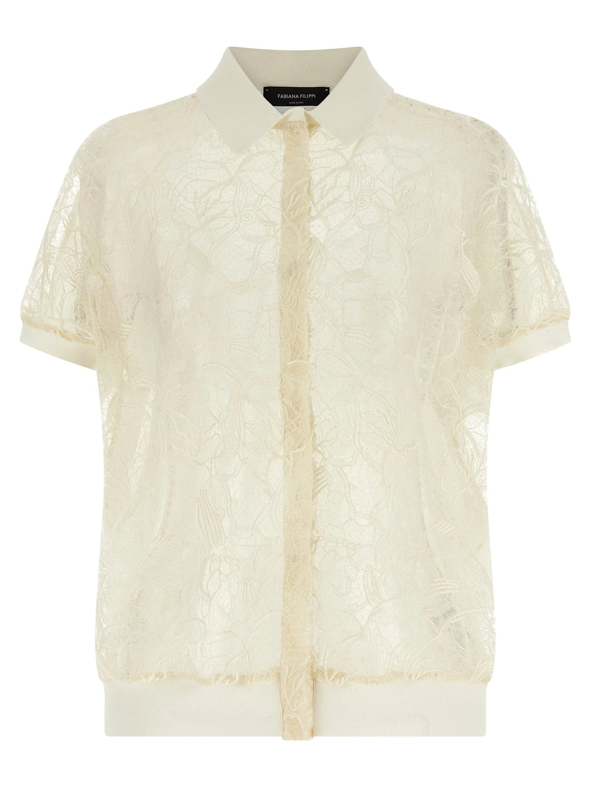 Fabiana Filippi Beige Silk Cardigan - IT42