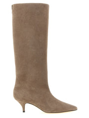 Fabiana Filippi Beige Suede Leather Over The Knee