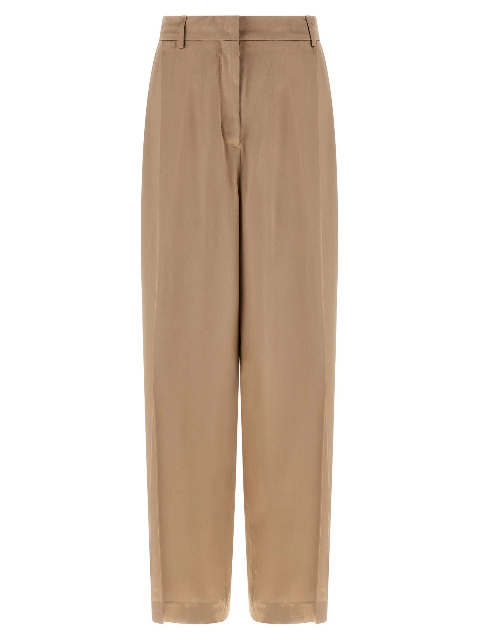 Fabiana Filippi Beige Viscose Casual Pants
