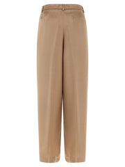 Fabiana Filippi Beige Viscose Casual Pants