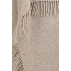 Fabiana Filippi Beige Wool Oves Aries Scarf
