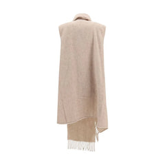 Fabiana Filippi Beige Wool Oves Aries Scarf