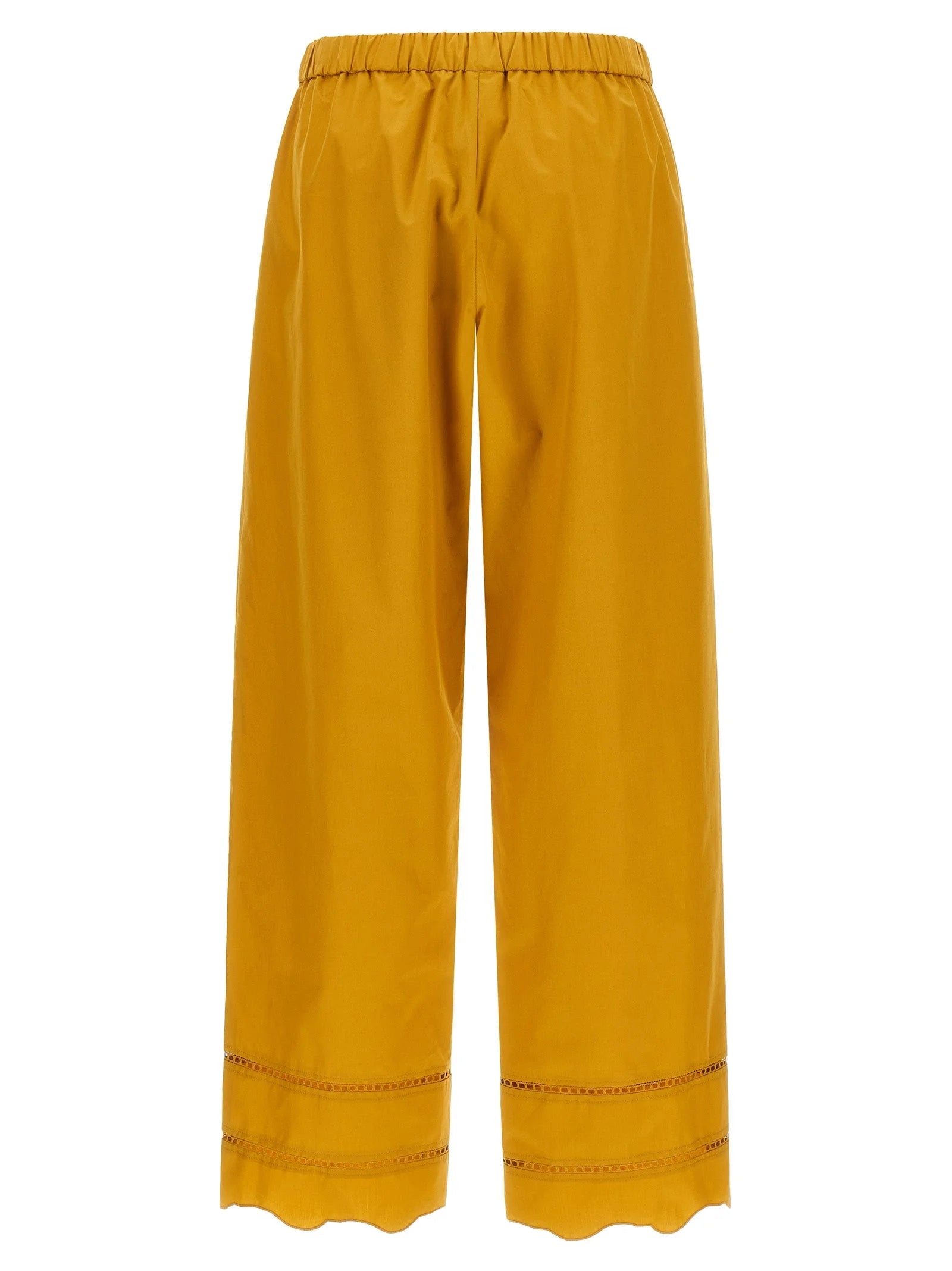 Fabiana Filippi Bicolor Cotton Casual Pants