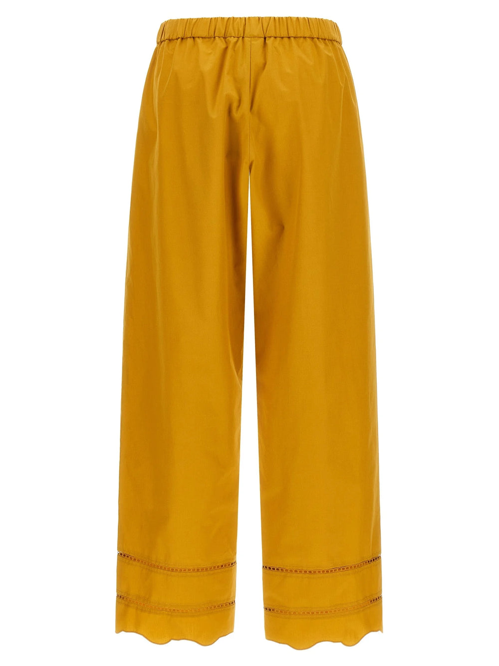Fabiana Filippi Bicolor Cotton Casual Pants