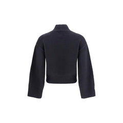 Fabiana Filippi Black Fleece Wool Sweater - IT40 | M