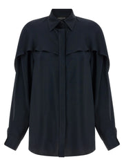 Fabiana Filippi Blue Acetate Blouse