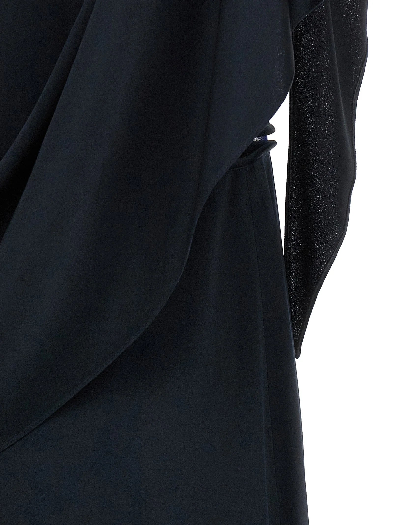 Fabiana Filippi Blue Viscose Midi Dress